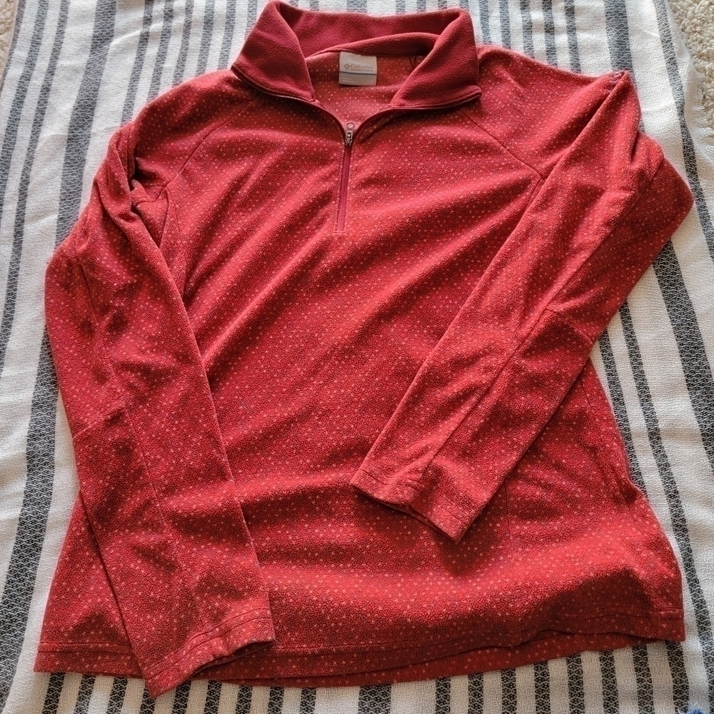 Columbia fleece quarter zip pullover